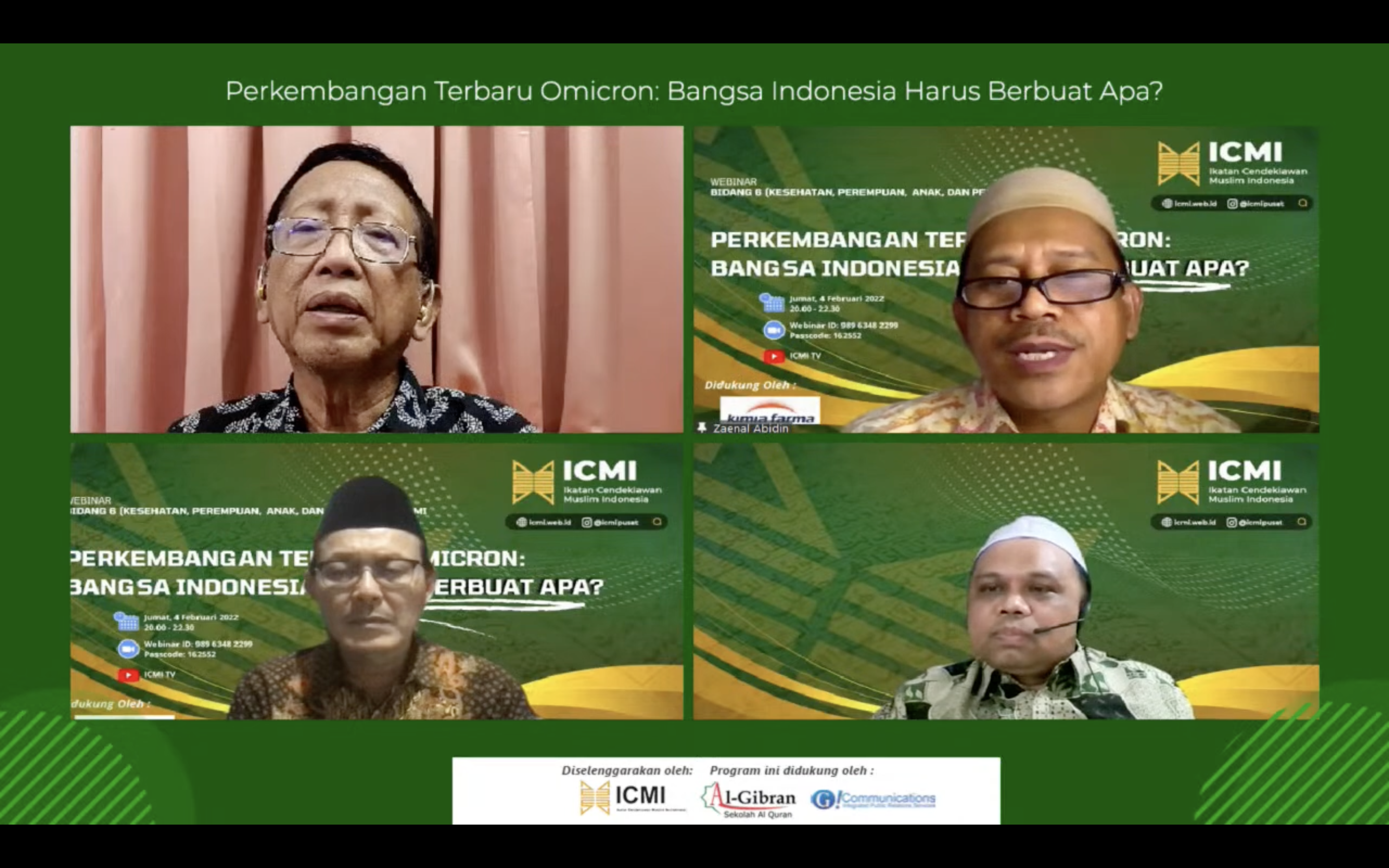 Press Release: ICMI Usulkan 7 Langkah Pencegahan dan Mitigasi Omicron