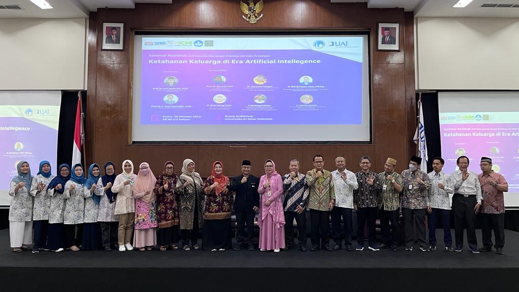 Seminar “Ketahanan Keluarga di Era Artificial Inteligensi” Kerjasama ICMI bersama Universitas Al Azhar Indonesia dan Universitas YARSI