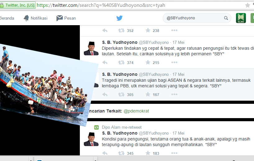 SBY: Gelombang Pengungsi Ujian Bagi ASEAN