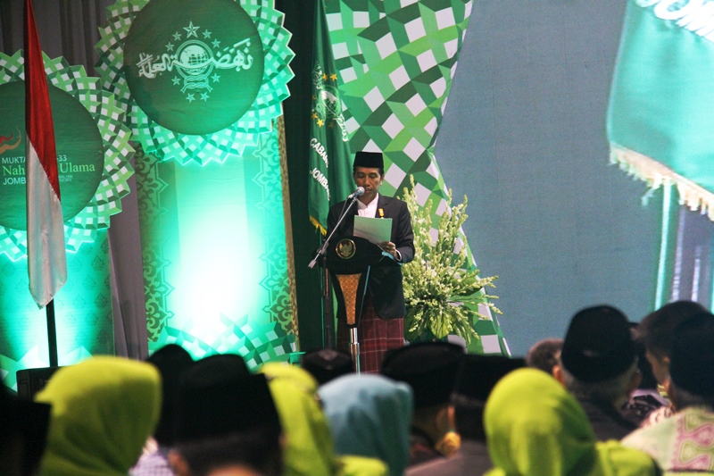 Presiden Jokowi Buka Muktamar NU 2015