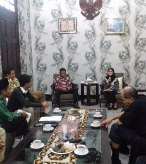 Bahas Sejumlah Agenda, ICMI Lebak Temui Bupati Iti Octavia