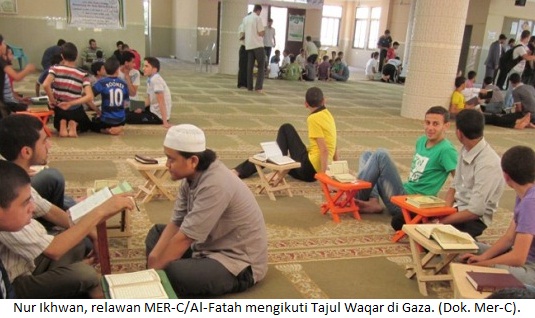 Puluhan Ribu Hafidz Gaza Ikuti Program Ta'jul Waqar
