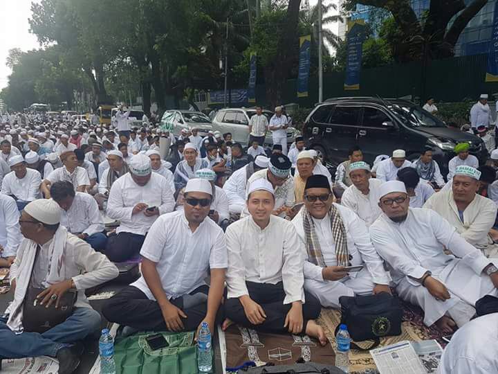Sugiharto dalam Aksi Bela Islam 212