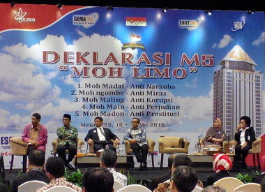 Tokoh ICMI Hadiri Deklarasi M5 Moh Limo