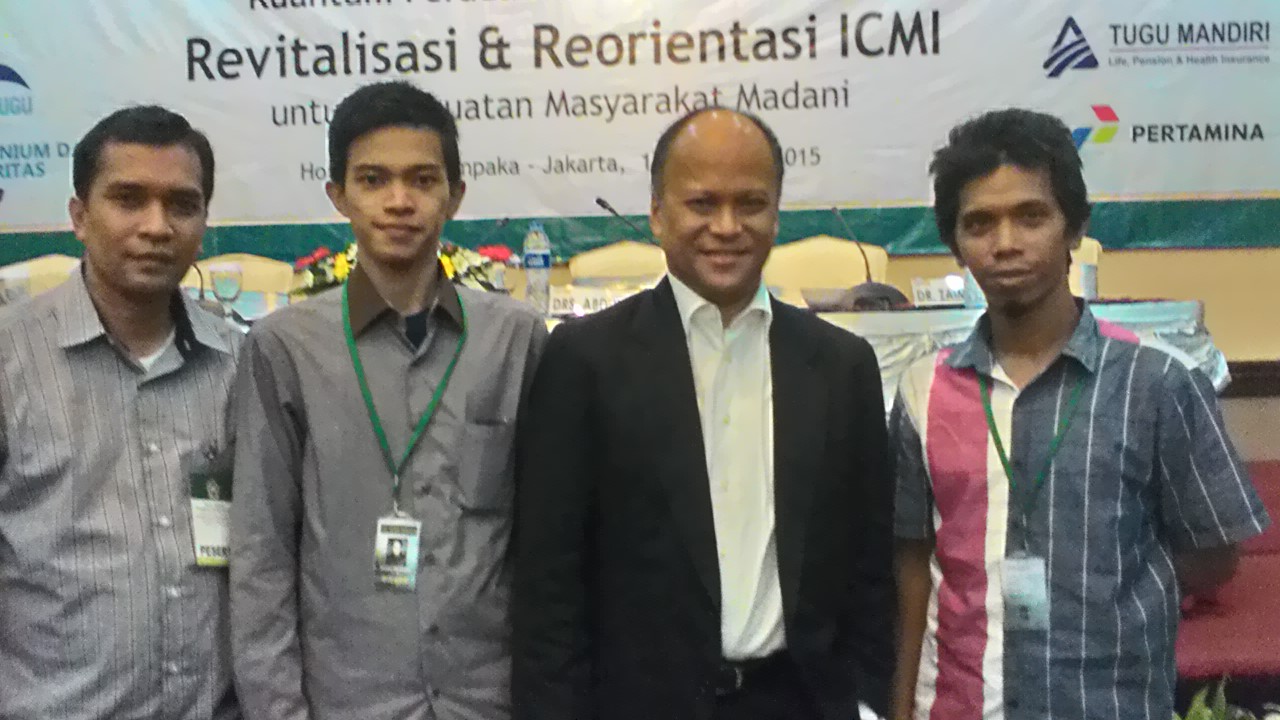 Tim Media ICMI Bersama Prof Ilham Habibie