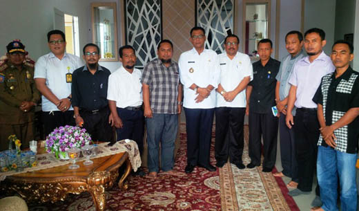 Panitia Musda II ICMI Rohil Temui Bupati