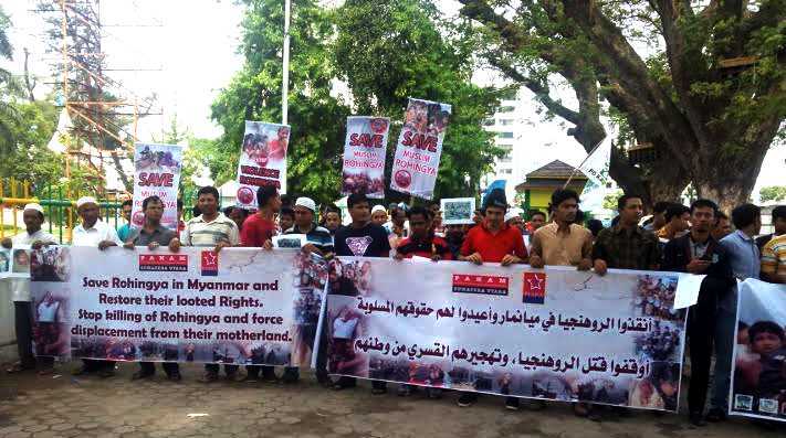 Demo Peduli Rohingya Tuntut Pemerintah RI Tegas Ke Myanmar